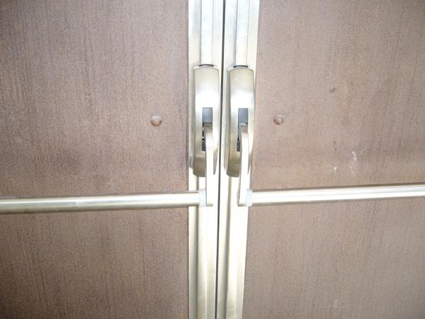 Portone in acciaio INOX e acciaio COR-TEN - foto 3
