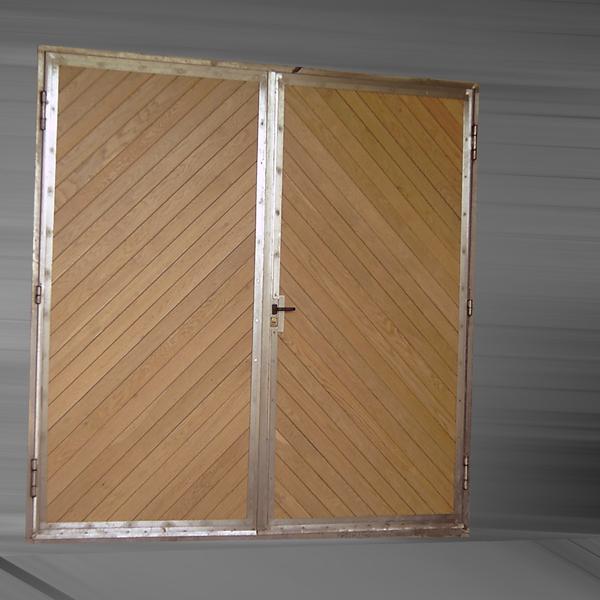 Portone double in  Acciaio e Rovere - foto 1