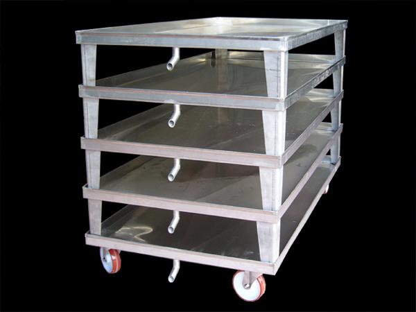 Tavoli impilabili per la lavorazione della ricotta - foto 1