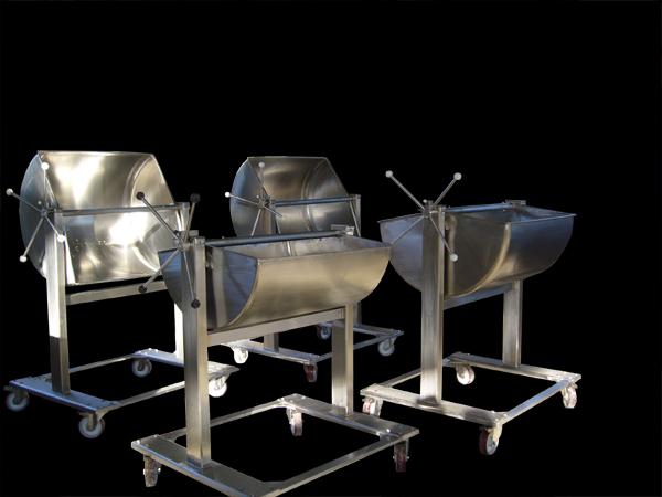 Lavorazione formaggi molli - Cassoni in acciaio INOX - foto 1