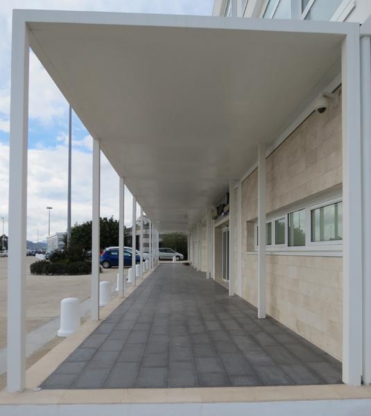 Pensilina a porticato in ferro zincato - foto 2