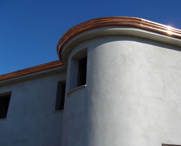 Lattoneria - grondaia in rame modello doppio tondo - foto 1