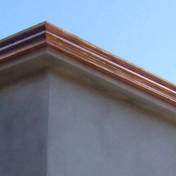 Lattoneria - grondaia in rame modello doppio tondo - foto 2