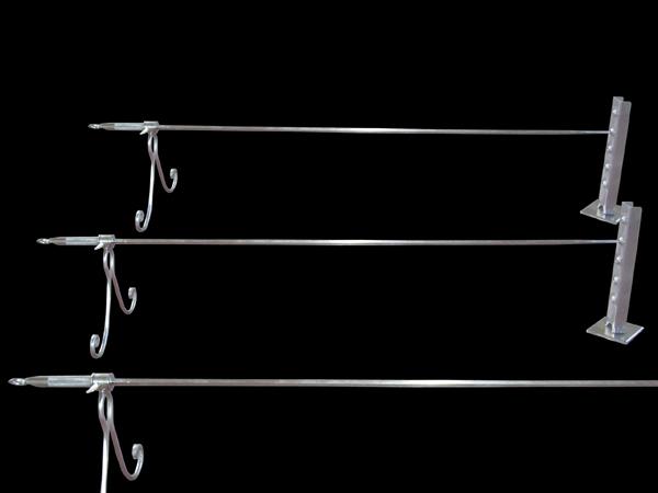 Spiedi con cavalletto in acciaio INOX - foto 1