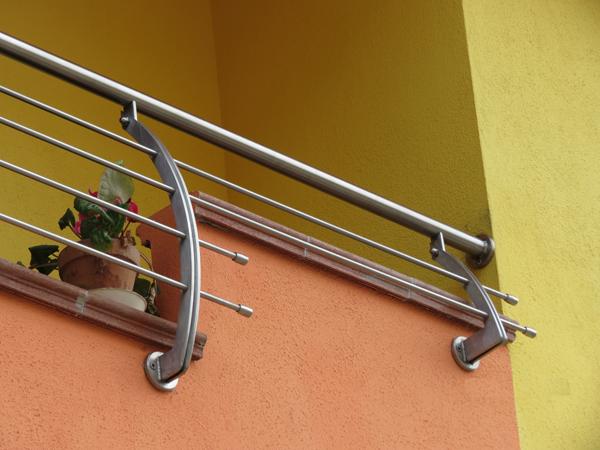 Ringhiera per balconi in acciaio INOX - foto 2