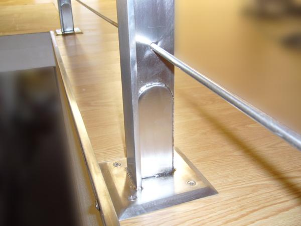 Ringhiere in acciaio INOX con profilo a T - foto 3
