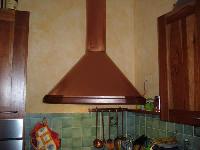 Cappe per cucina in rame satinato
