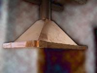 Cappe per caminetto in rame naturale