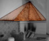 Cappe in rame per caminetto - sagomatura radiale